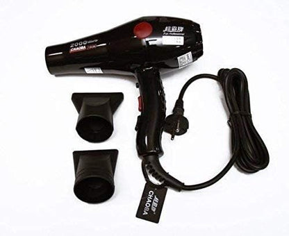 CHOBA 2000W Professional Hot and Cold Hair Dryers with 2 Temperature and Speed Settings and Styling Nozzles, Hot & Cold Hair Dryer for Men and Women "