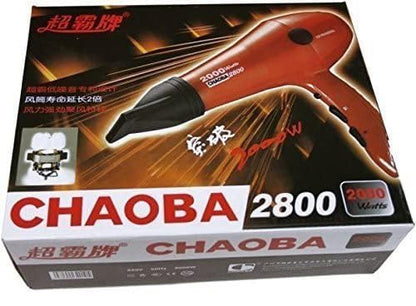 CHOBA 2000W Professional Hot and Cold Hair Dryers with 2 Temperature and Speed Settings and Styling Nozzles, Hot & Cold Hair Dryer for Men and Women "