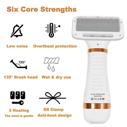 Pet Hair Dryer and Grooming  2 in 1